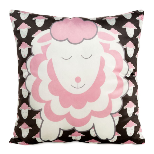 Poszewka dziecięca Design91 Kids 7B czarny/róż