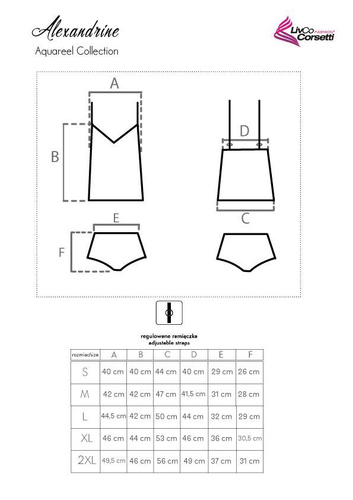 Alexandrine Komplet damski LivCo Corsetti Fashion