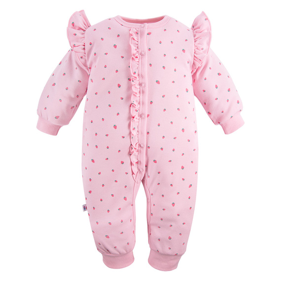 Pajac bez stópek Strawberry & Love Eevi- róż