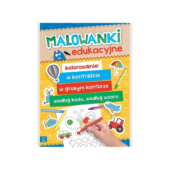 AKS491-0 Książeczka Malowanki edukacyjne Aksjomat