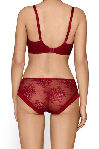 Isabelle Big Biustonosz usztywniany Nipplex - bordowy