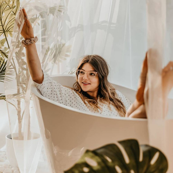 605 Perla Szlafrok damski Krótki Forex - ecru