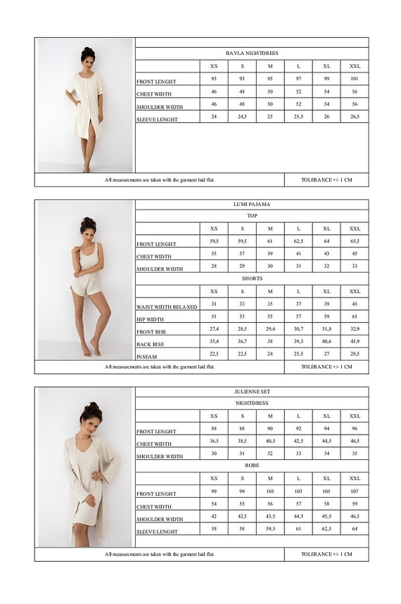 Koszula nocna Bayla Sensis beżowa– rozpinana, wiskoza, luźny fason