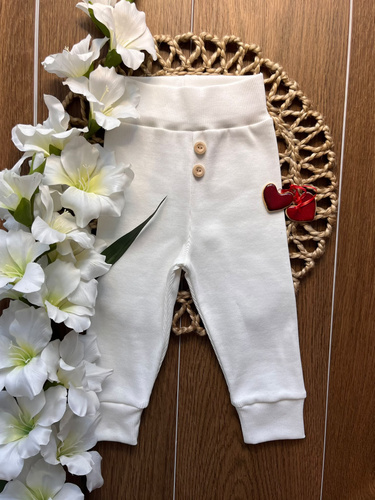 LJ816 Mamatti Legginsy dziewczęce dzwony - brązowy