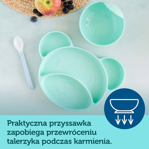 CA51/401 Talerzyk z przyssawką Canpol Babies turkus