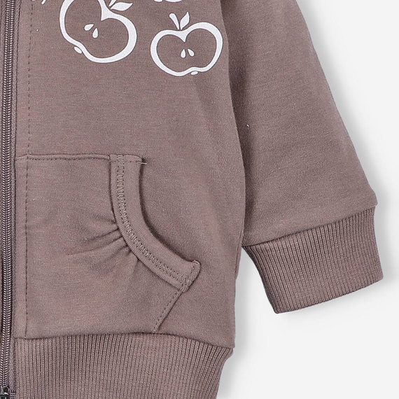 ABN-5307/CZE/056 Happy Apples Bluza dresowa z bawełny organicznej Nini