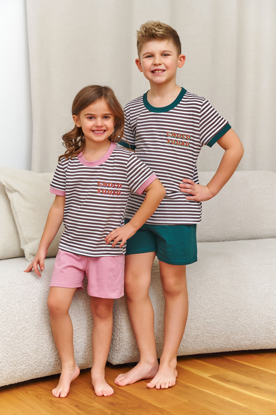 Piżama dziecięca 7202 Unisex Doctor Nap - burgundy