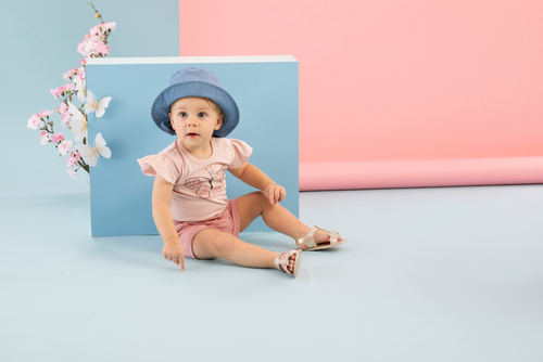 Summer Mood Pinokio kapelusz dziewczęcy - jeans