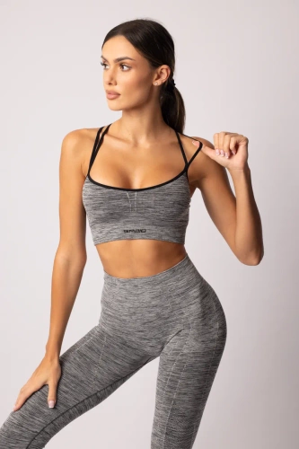 Melange legginsy damskie Spaio grey