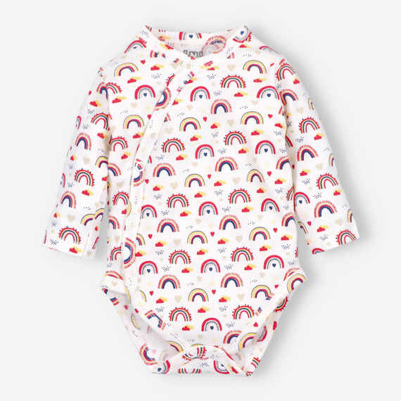 ABK-0019/TEC Tęcza Komplet niemowlęcy z bawełny organicznej Nini