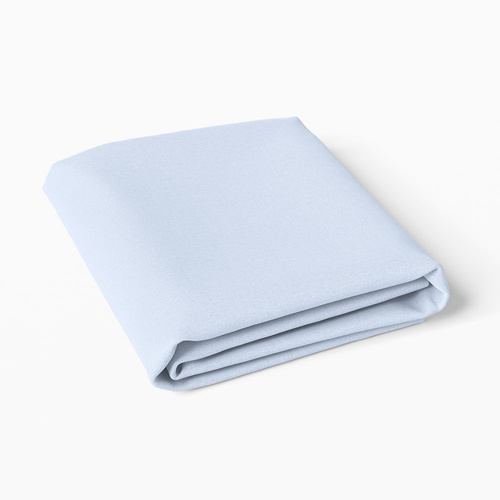 Eevi Prześcieradło dziecięce bawełniane - jasny niebieski