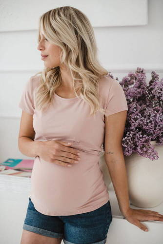 Milk Shirt Milk&Love bluzka do karmienia mellow rose