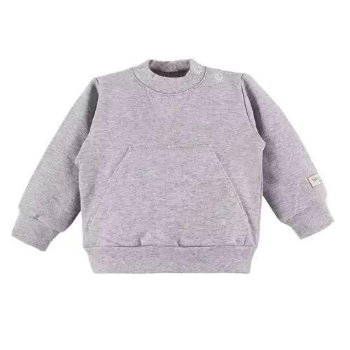 "SIMPLY COMFY" Ewa KluczeBluza dresowa Kangurek - szary melanż