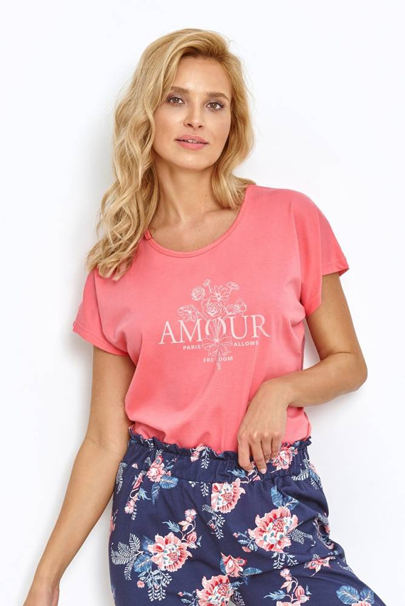 2884 Joyce Piżama Damska Taro-koralowy