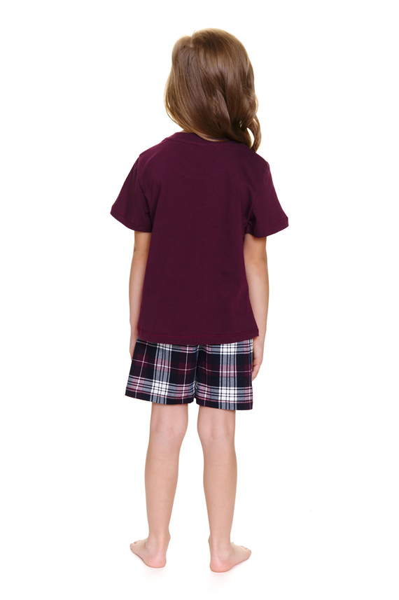 Piżama dziecięca 7202 Unisex Doctor Nap - burgundy