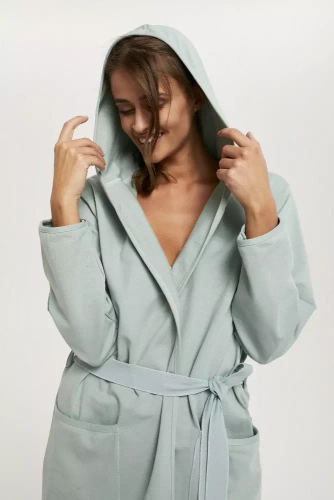 Karina Szlafrok damski Italian Fashion - miętowy