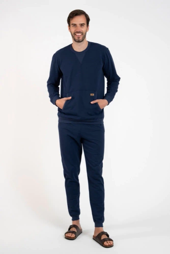 Fox Komplet dresowy męski Italian Fashion - granatowy