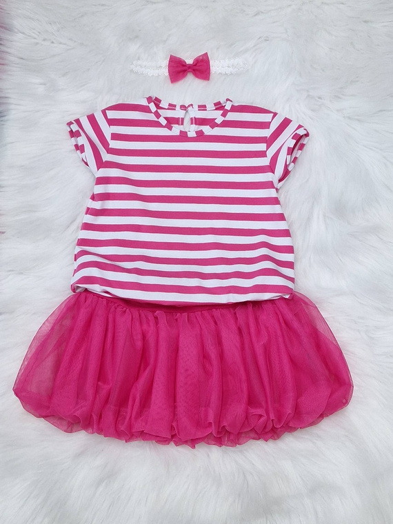 Gracja Spódniczka tiulowa Bambarillo amarantowy