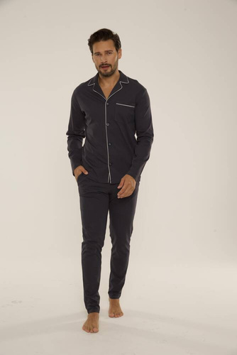 729 Norberto Piżama Męska De Lafense - grafit