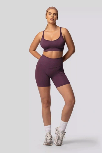 Spaio PUSH-UP PRO spodenki modelujące bezszwowe fitness szorty plum