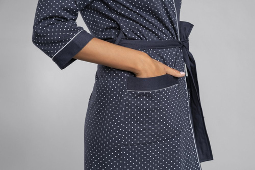 Szlafrok Damski Montana Italian Fashion- melanż