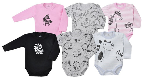 Body niemowlęce Koala-"Sleepysaurus" c.róż