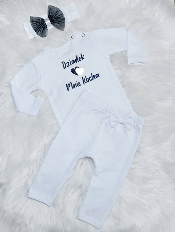 Tosia Bambarillo Spodnie niemowlęce biały