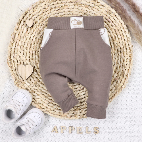 ABN-5304/CZE Happy Apples Spodnie dresowe z bawełny organicznej Nini 