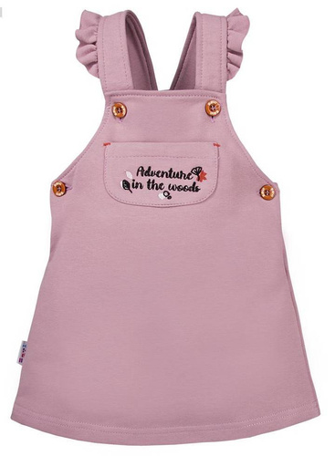 "Adventure" Ewa Klucze Ogrodniczka dla dziewczynki - róż