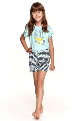 2200, 2201 Hania Piżama dla dziewczynki Taro 03 turkusowy