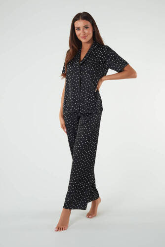 Ria Piżama Damska krótki rękaw, długie spodnie Italian Fashion - druk