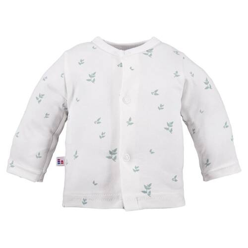 Kaftanik bawełniany Petite Eevi- listki białe