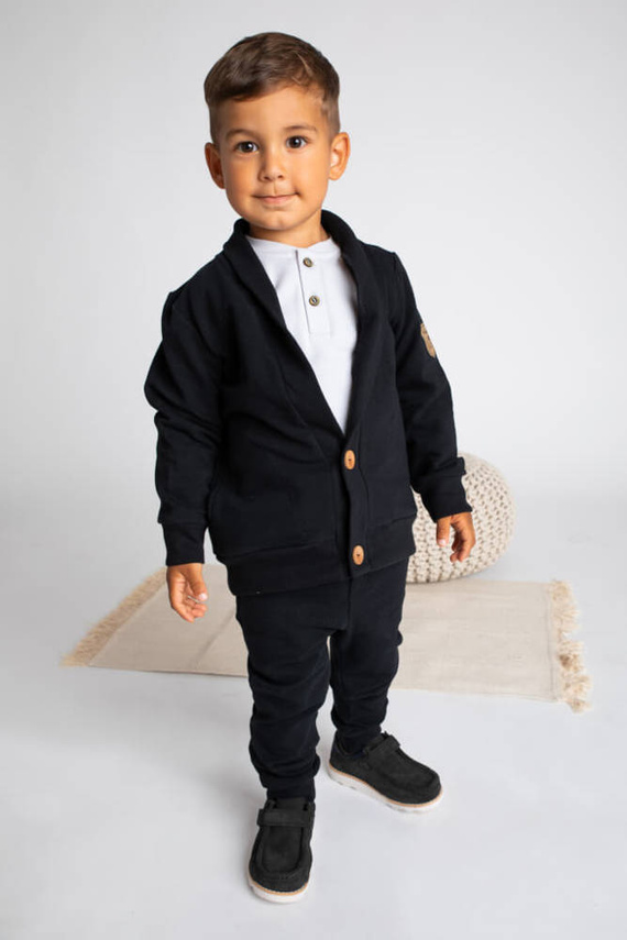 Bluza dresowa 169560 "Mix" Nicol - czarny