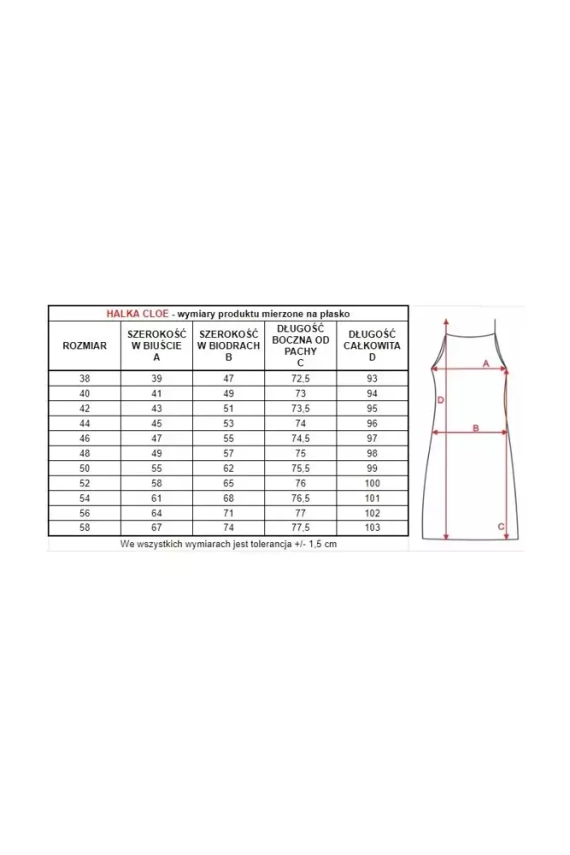 86553 Cloe Koszula nocna z koronką Mewa beżowy