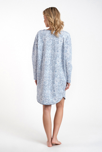 Gracjela koszula nocna Italian Fashion - druk niebieski