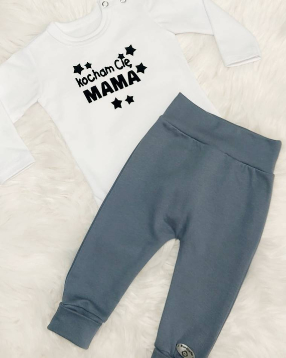 "Julek" Bambarillo Spodnie niemowlęce granatowy