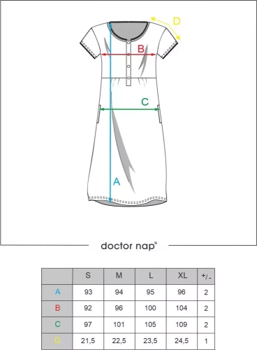 Koszula Nocna 4242 Doctor Nap - wasabi