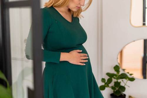 Mama Milk&Love Sukienka do karmienia butelkowa zieleń