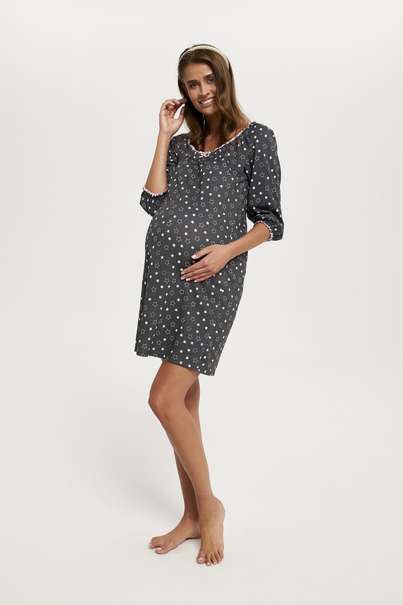 Antilia koszula nocna 3/4 rękaw Italian Fashion - druk