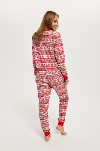 Alaska Kombinezon damski Italian Fashion- czerwony