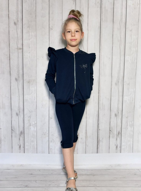 Nadia Bambarillo rybaczki granatowy