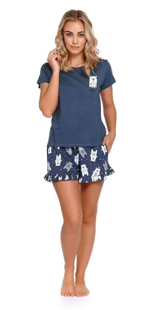 4219 Piżama Damska Doctor Nap - deep blue