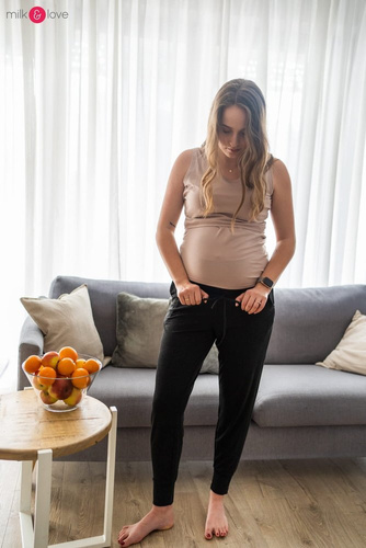 Spodnie Milk&Love dresowe joggersy czarny