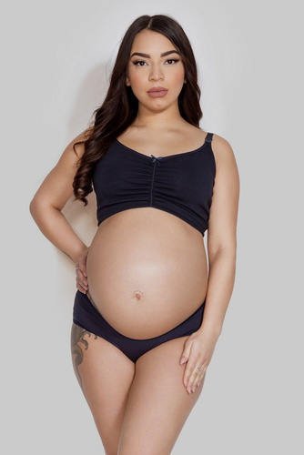 Mama panty figi ciążowe Mitex flowers