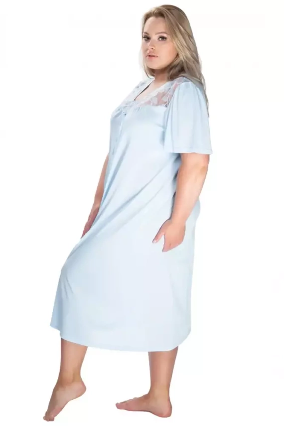 86584 Diana Summer koszula nocna damska Mewa niebieski