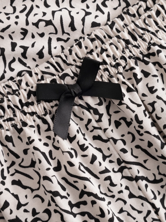 About Style Long piżama damska rozpinana Momenti Per Me beige