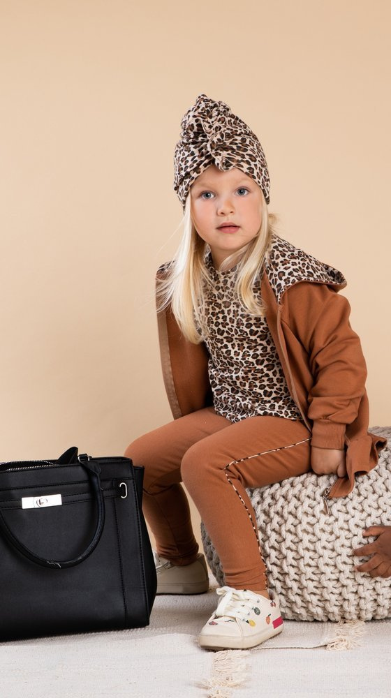 171275 Legginsy dresowe "Mia" Nicol - brązowy