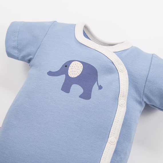 Pearfect Eevi Body kopertowe z krótkim rękawem