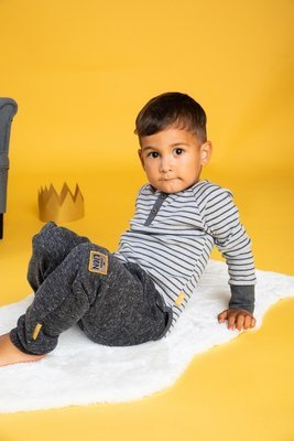 Bluzka z długim rękawem 173139 "Prince" Nicol - szary