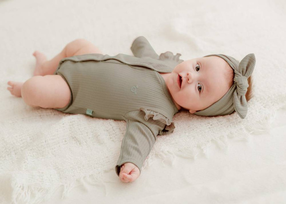 Basic Koala Body rozpinane - beżowy